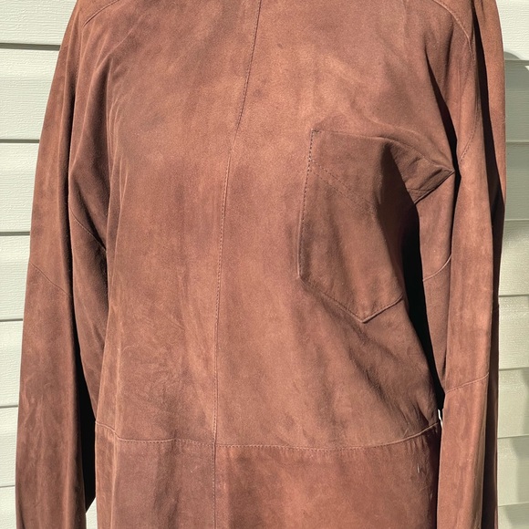 Noviello-Bloom Vintage Women’s Suede Tunic Top Size 8 - Picture 10 of 12